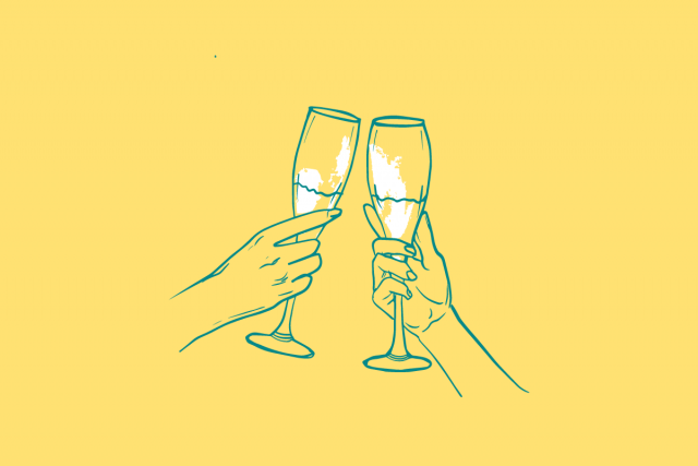 Cheers & Chat Graphic